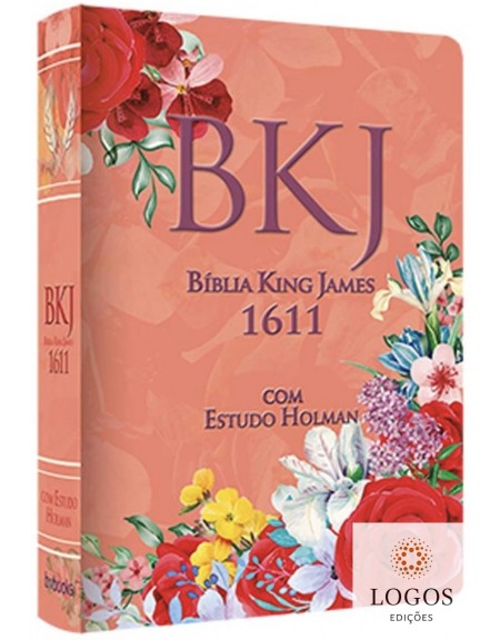 Bíblia de Estudo King James 1611 (com Estudo Holman) - capa feminina. 9786586996364