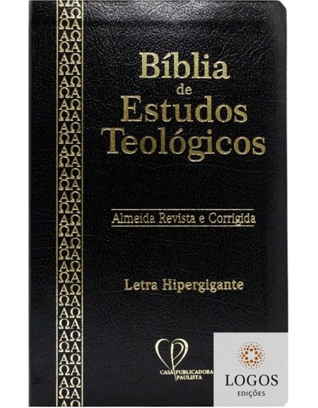 Bíblia de Estudos Teológicos - capa preta. 7908084609184. Lincoln Marcos