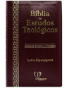 Bíblia de Estudos Teológicos - capa vinho. 7908084609207