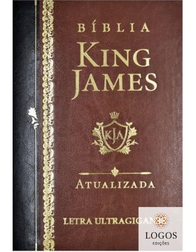 Bíblia King James Atualizada - ultragigante - capa luxo - castanha. 9786588364123