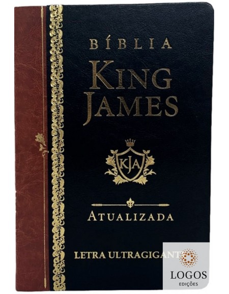 Bíblia King James Atualizada - ultragigante - capa luxo - preta. 9786588364093