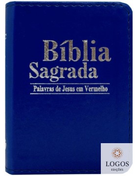 Bíblia Sagrada - ARC - edição de bolso (mini) - azul. 44323