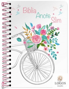 Bíblia Anote - NVT - slim - capa espiral - Bike. 9786556552620