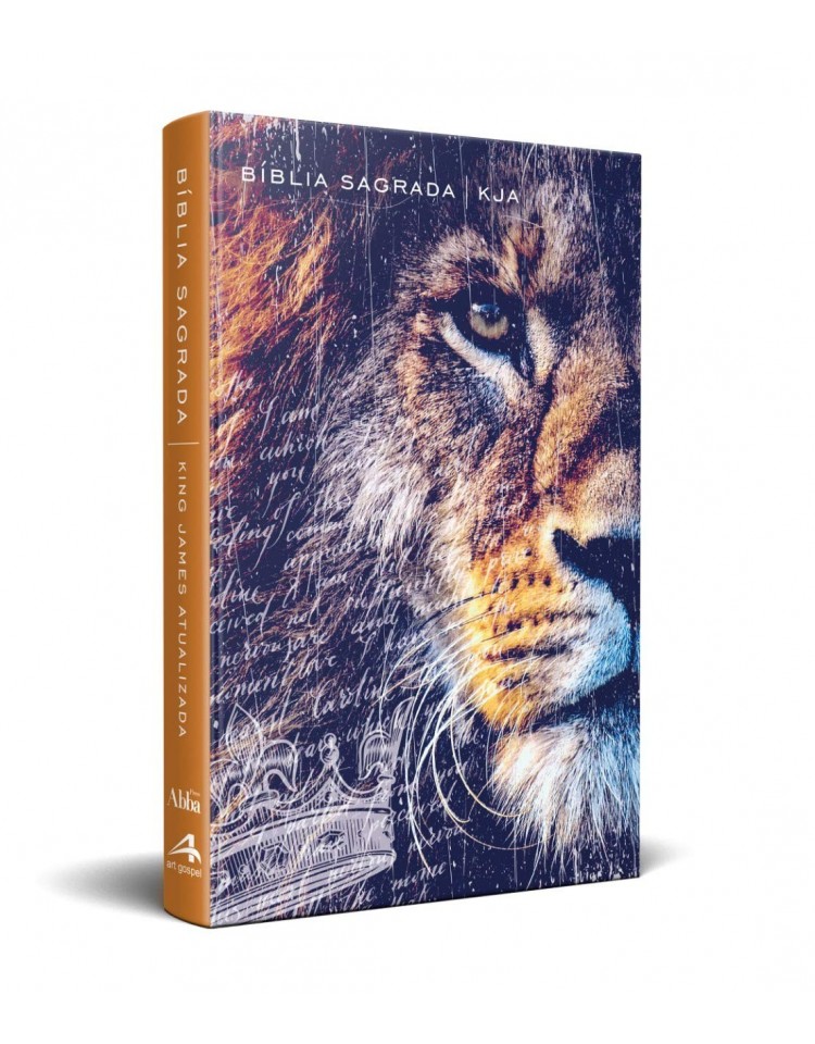 Bíblia King James Atualizada - capa dura slim - Leão de Judá