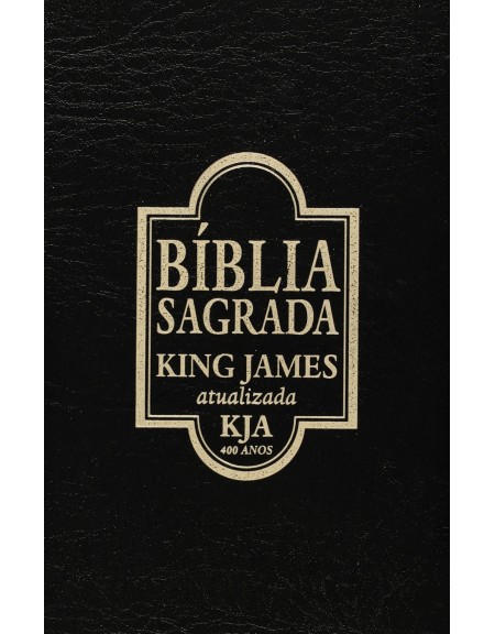 Bíblia King James Atualizada - 400 anos - capa preta