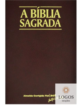 Bíblia Sagrada - ACF - letra grande - luxo - vinho. 9788573800036