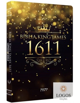 Bíblia King James 1611 - capa ultra-fina - Lettering Bible - Coroa. 9786586996555