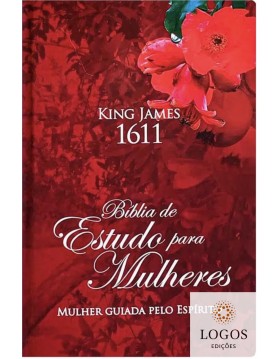 Bíblia King James de estudo para mulheres - mulher guiada pelo Espírito - capa dura - artística. 9786586996401