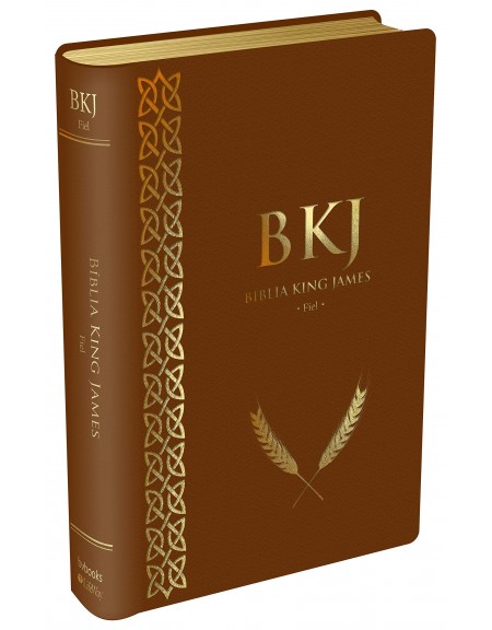 Bíblia King James 1611 - capa luxo castanha