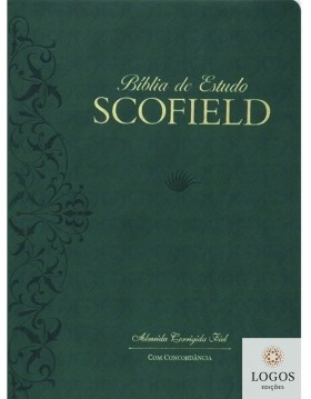 Bíblia de Estudo Scofield - ACF - capa PU luxo - verde. 9788575571354