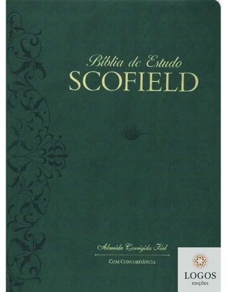 Bíblia de Estudo Scofield - ACF - capa PU luxo - verde. 9788575571354