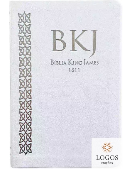 Bíblia King James 1611 - capa ultra-fina - luxo branca. 9786586996616