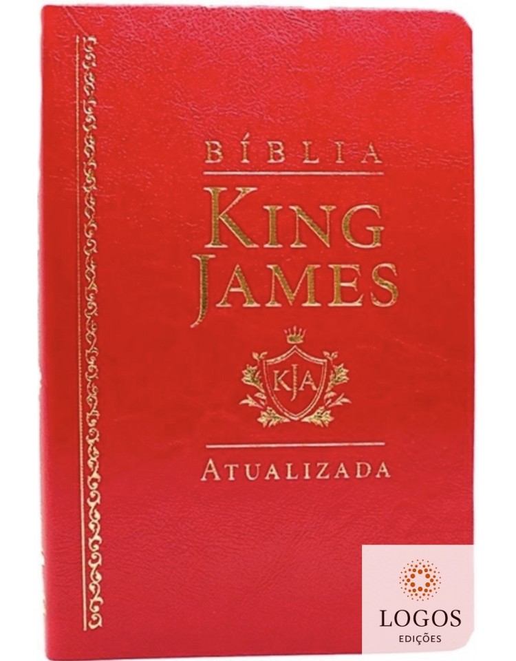 Bíblia King James Atualizada - capa luxo - vermelha. 9786588364826
