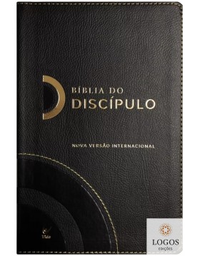 Bíblia do Discípulo - NVI - edição de luxo - capa preta. 9788538303695