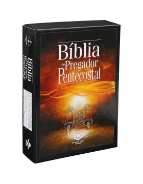 Bíblia do Pregador Pentecostal - grande - capa luxo vinho nobre. 7899938414811