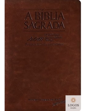 Bíblia Sagrada RCM - ACF - letra gigante - capa PU luxo - mogno. 7898572203614