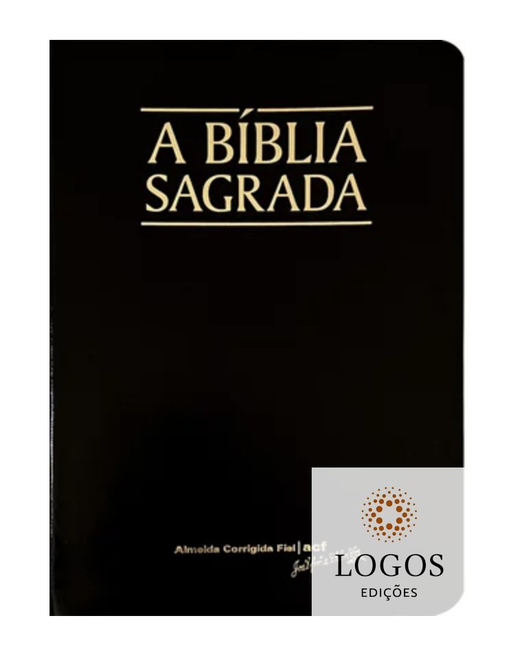 Bíblia Sagrada - ACF - letra mega legível com referências - luxo - preta. 7898572203454