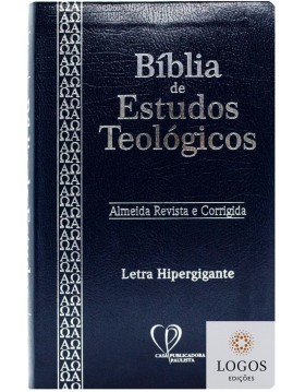 Bíblia de Estudos Teológicos - capa azul. 7908084609191
