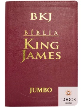 Bíblia King James Atualizada - letra jumbo - capa luxo vermelha. 6015924361346