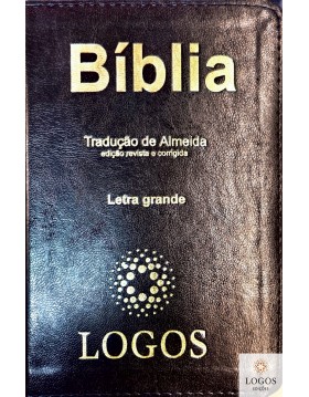Bíblia Sagrada Logos - ARC - letra gigante - capa luxo preta. 9788531112577