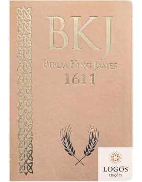Bíblia King James 1611 - letra ultra-gigante - capa luxo rose. 9786586996722