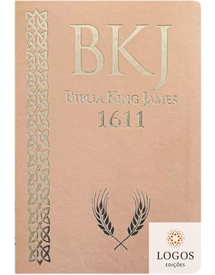 Bíblia King James 1611 - letra ultra-gigante - capa luxo rose. 9786586996722