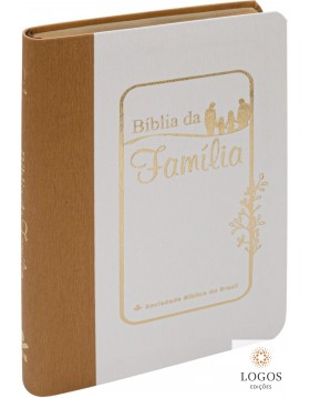 Bíblia da Família - RA - capa luxo - castanho e preto. 7899938421703. Jaime Kemp