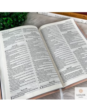 Bíblia King James 1611 - ampliada - letra gigante - capa ultra-fina - luxo rose. 9786586996258