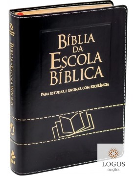 Bíblia da Escola Bíblica - capa luxo - preto nobre. 7899938417553