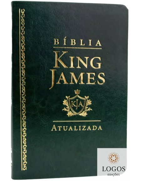 Bíblia King James Atualizada - capa slim - luxo verde. 9786589938644