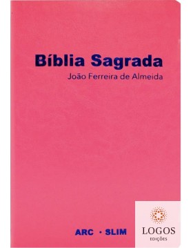 Bíblia Sagrada - ARC - capa luxo slim flexível - rosa. 9786556552873
