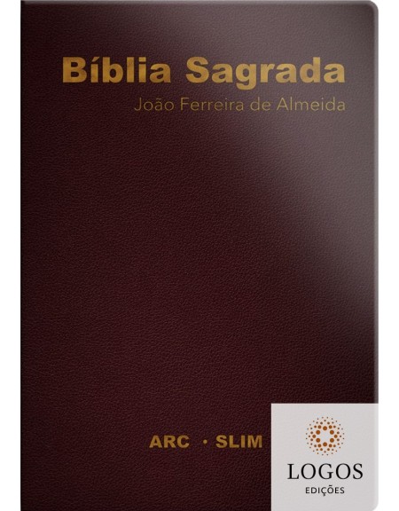 Bíblia Sagrada - ARC - capa luxo slim flexível - vinho. 9786556552866