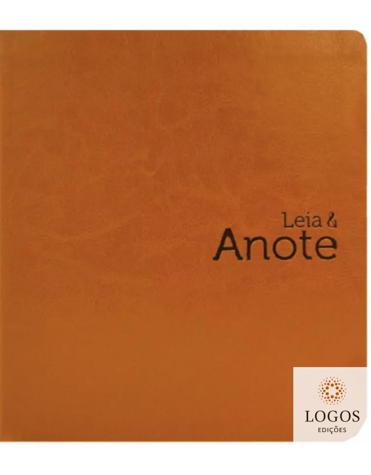 Bíblia Leia e Anote - NVT - letra grande - capa luxo - Laranja. 9786556553672