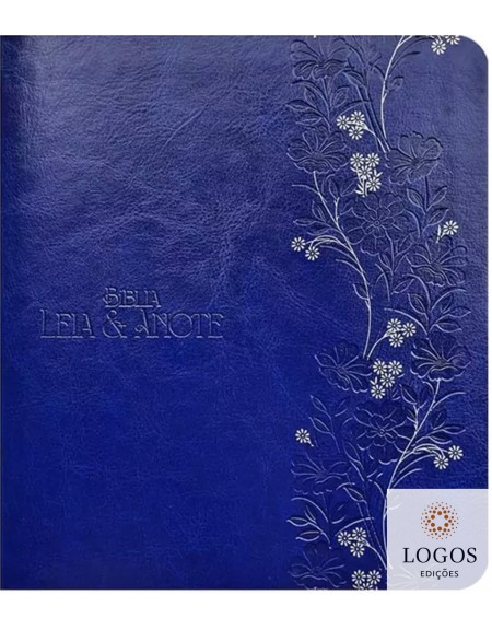 Bíblia Leia e Anote - NVT - letra grande - capa luxo - Azul. 9786556553627