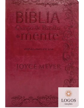 Bíblia Campo de Batalha da Mente - VA - versão amplificada - capa luxo vermelha. 9786588570265