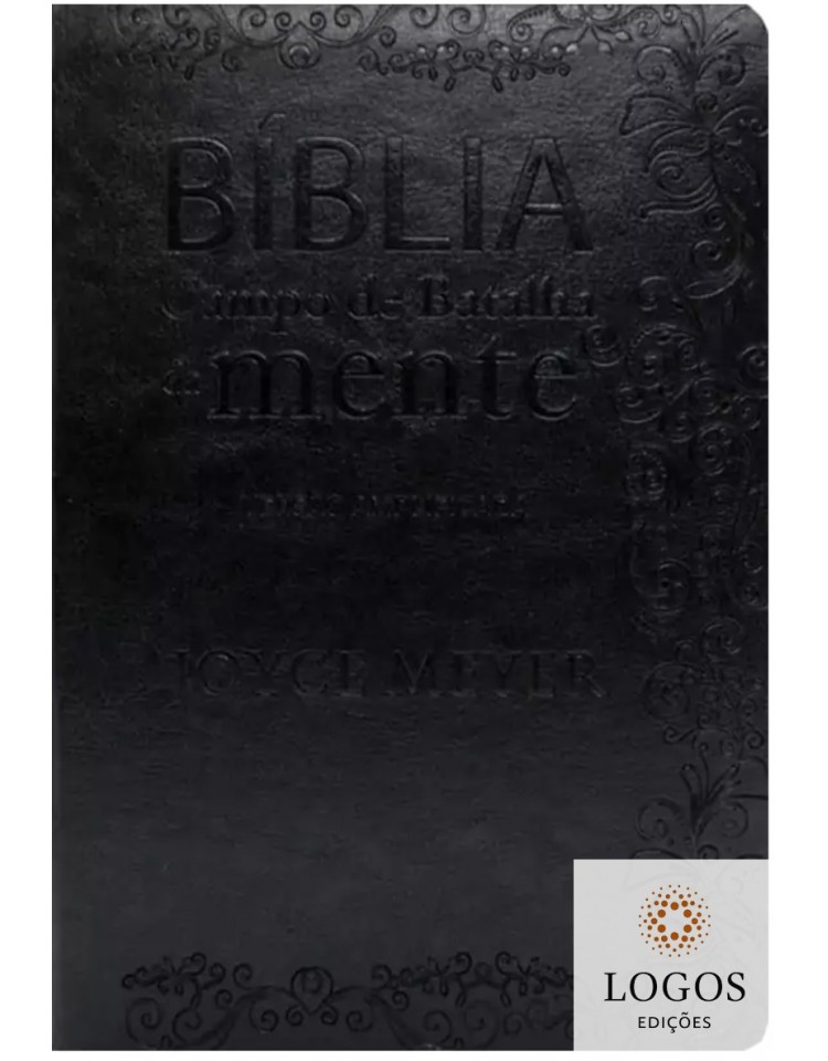 Bíblia Campo de Batalha da Mente - VA - versão amplificada - capa luxo preta. 9786588570258