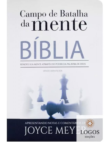 Bíblia Campo de Batalha da Mente - VA - versão amplificada - capa branca. 9786588570012