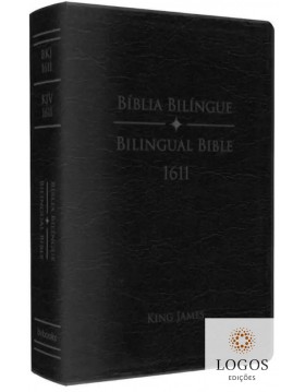 Bíblia King James 161 - bilingue - capa luxo - preto. 9786586996821