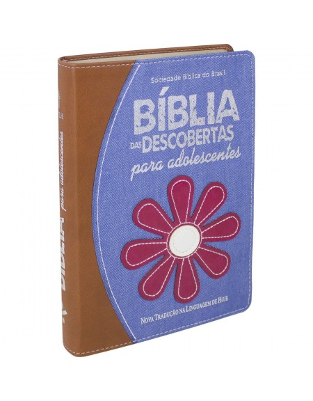 Bíblia das Descobertas para Adolescentes - capa em ganga