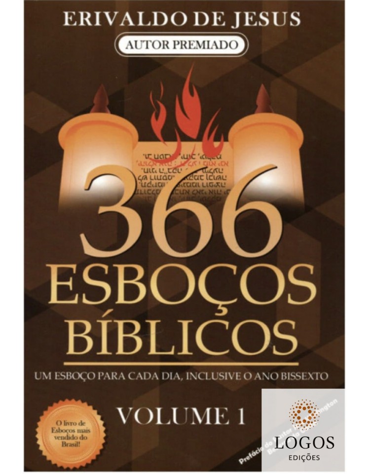 366 esboços bíblicos. 9788590926528. Erivaldo de Jesus