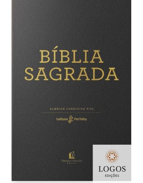 Bíblia Leitura Perfeita - ACF - edição de luxo - capa preta couro soft com beiras douradas. 9786556895475