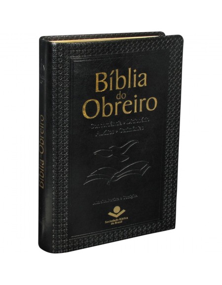 Bíblia do Obreiro - capa em couro sintético - preta
