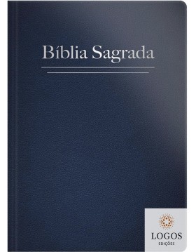 Bíblia Sagrada - ARC - capa dura - semi luxo - azul. 9786556553863