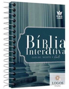Bíblia Interativa Estude, Medite e Anote - King James Atualizada - capa Amparo. 9788577424450