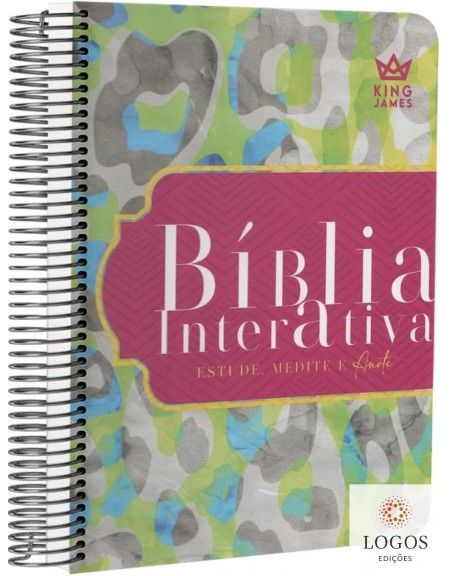 Bíblia Interativa Estude, Medite e Anote - King James Atualizada - capa Origem. 9788577424115