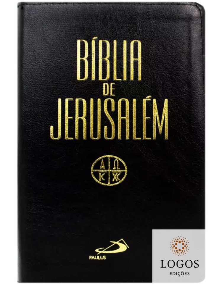 Bíblia de Jerusalém - capa luxo - preto. 46337
