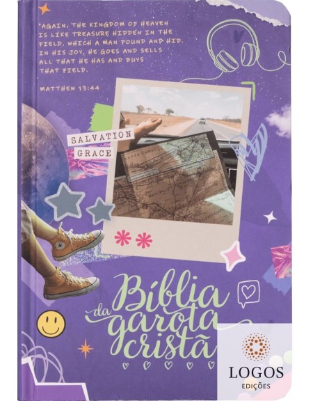 Bíblia da garota cristã - leitura perfeita - roxa. 9786556897790