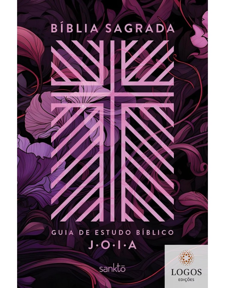 Bíblia Sagrada - NVT - com guia de estudo J.O.I.A - capa dura - floral. 7908249104066