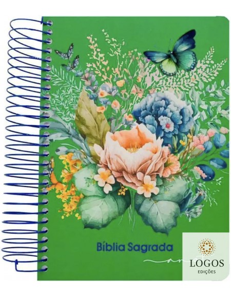 Bíblia Anote - NVI - letra grande- capa espiral - pluma leve. 9786556553412