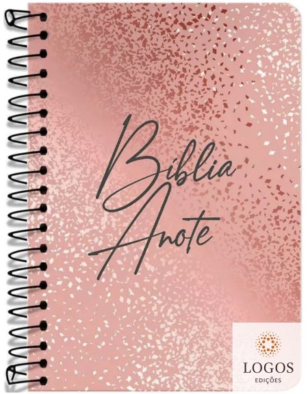 Bíblia Anote - NVI - letra grande- capa espiral - púrpura. 9786556554259